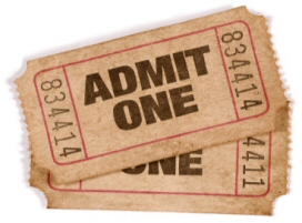 Admit One Tickets Admit One Tickets