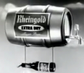 Rheingold Extra Dry Beer Keg Zeppelin Rheingold Extra Dry Beer Keg Zeppelin