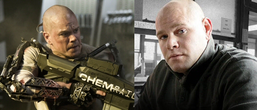 Matt Damon and Dominick Lombardozzi