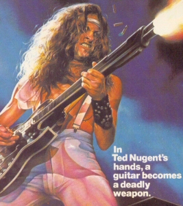 Ted Nugent Heavy Metal ad Ted Nugent Heavy Metal ad