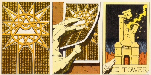 Tarot card and Tower from Heavy Metal by Kirchner Tarot card and Tower from Heavy Metal by Kirchner