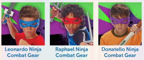 Teenage Mutant Ninja Turtles Combat Gear Teenage Mutant Ninja Turtles Combat Gear