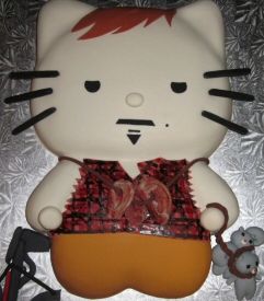 Hello Kitty Daryl Dixon from Walking Dead Cake Hello Kitty Daryl Dixon from Walking Dead Cake