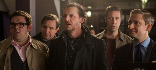 Nick Frost, Eddie Marsan, Simon Pegg, Paddy Considine and Martin Freeman from The Worlds End Nick Frost, Eddie Marsan, Simon Pegg, Paddy Considine and Martin Freeman from The Worlds End