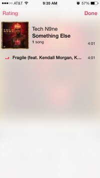 iOS 7 Music Rating iOS 7 Music Rating