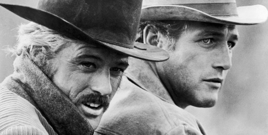 Robert Redford and Paul Newman from Butch Cassidy and The Sundance Kid Robert Redford and Paul Newman from Butch Cassidy and The Sundance Kid