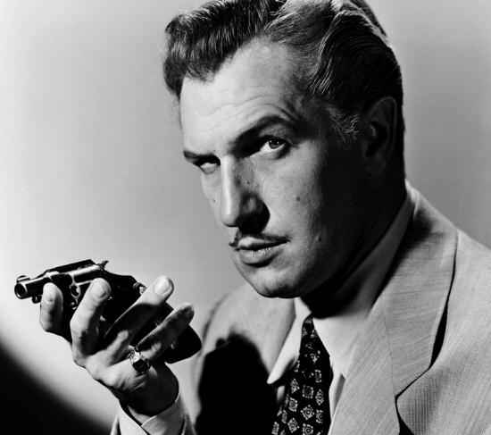Vincent Price with gun Vincent Price with gun