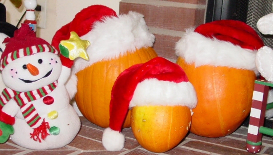 Christmas pumpkins Christmas pumpkins