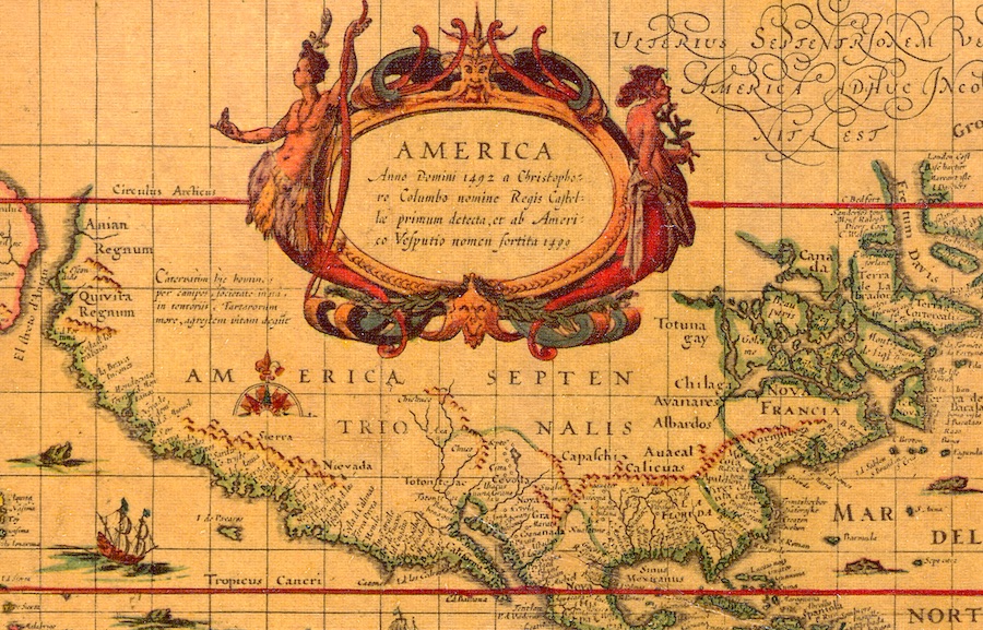 Old Map of North America